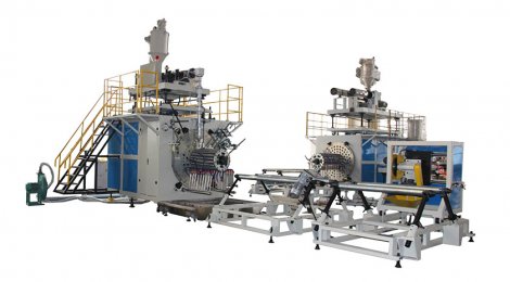 HD大口徑中空壁纏繞管生產線