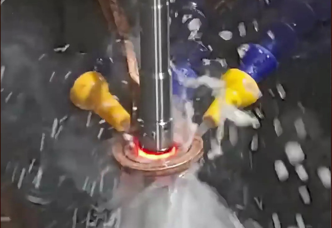 高頻淬火機床可實現軸類工件的分段淬火熱處理